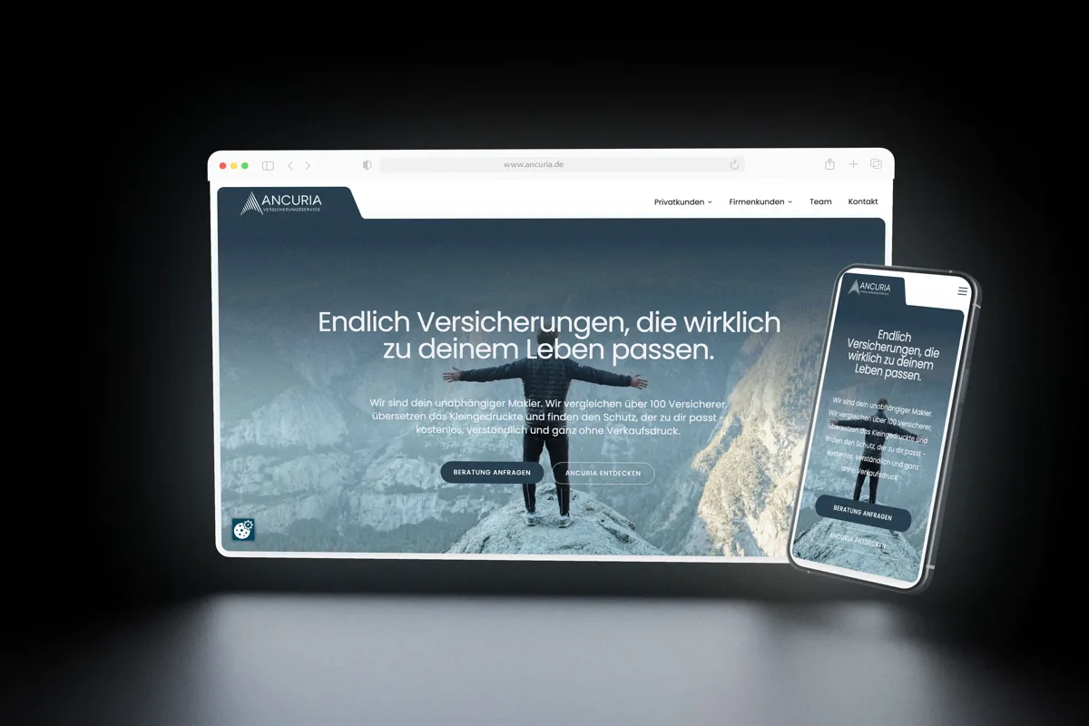 Ancuria – Website von redcat media