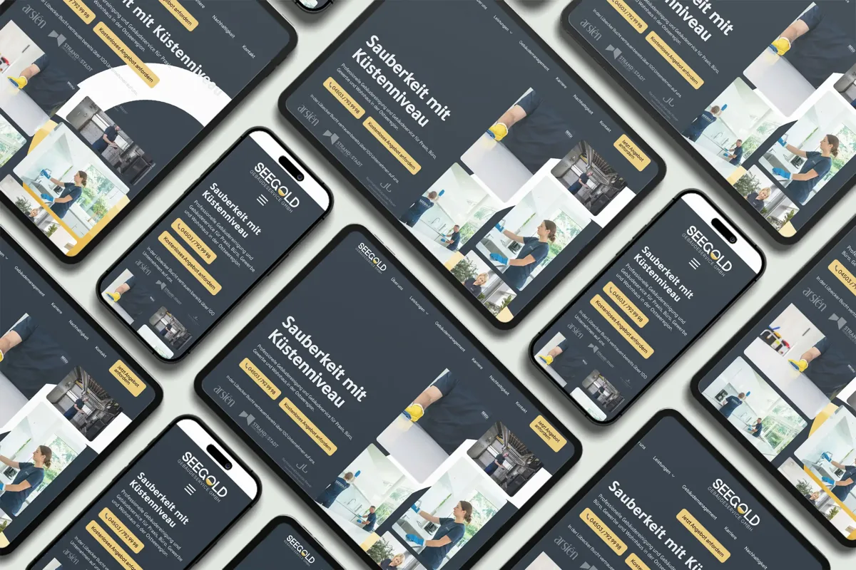 Website-Projekt Seegold von redcat media