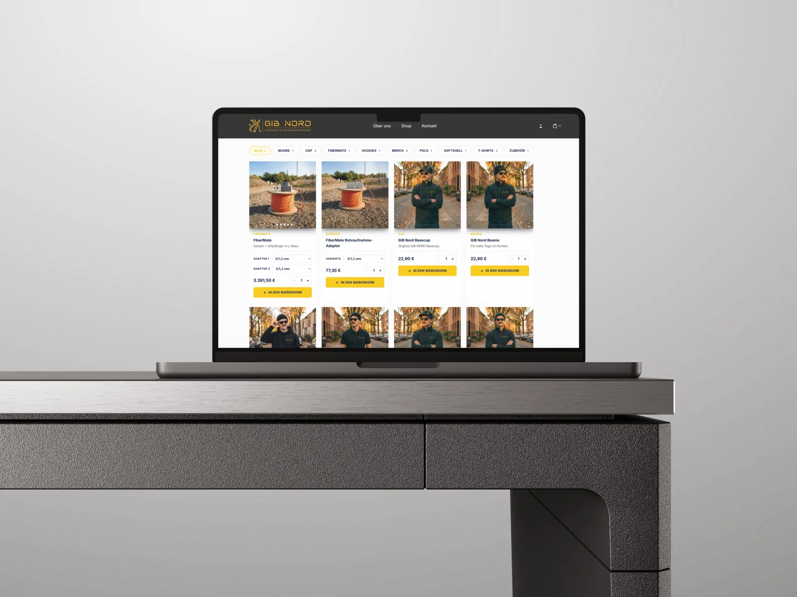 Shopify Online-Shop von redcat media