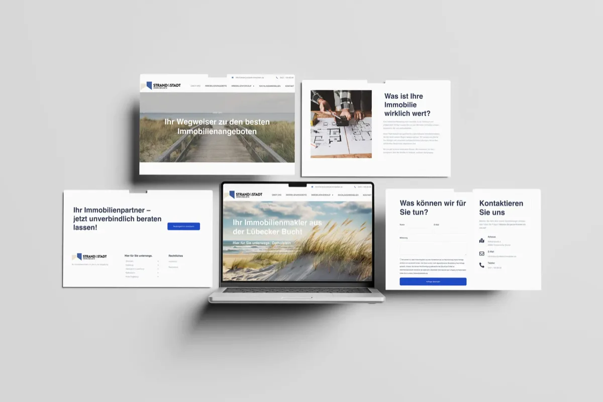 Strand & Stadt Immobilien – Website von redcat media